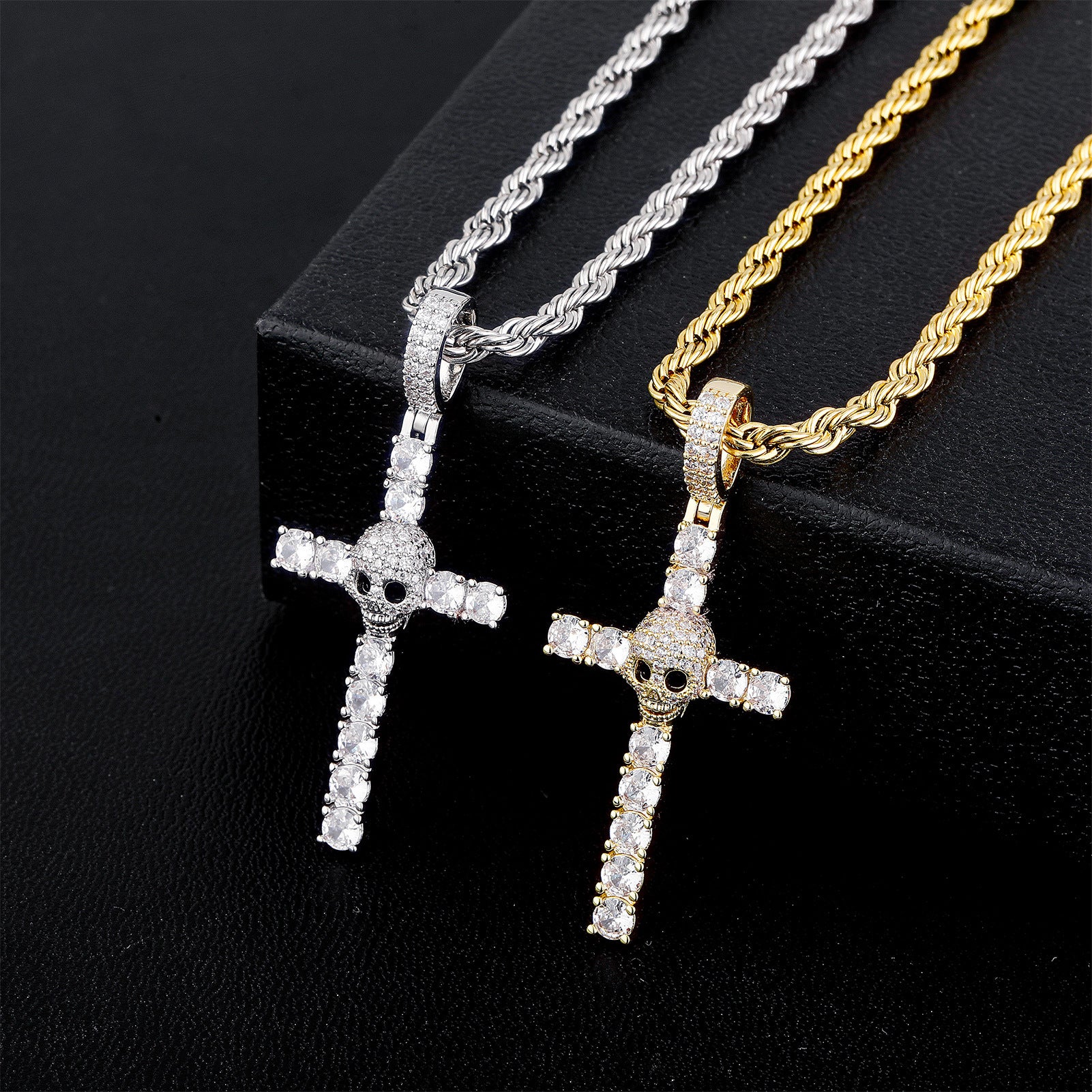 Skull Cross Necklace