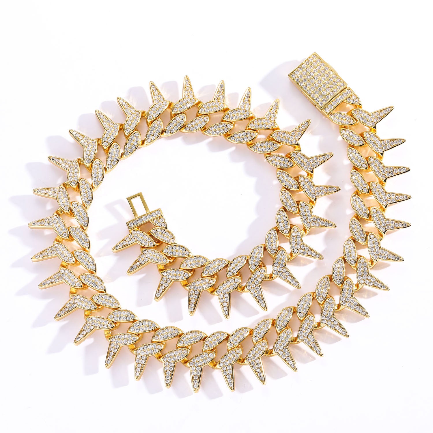 Spiked Cuban Chain
