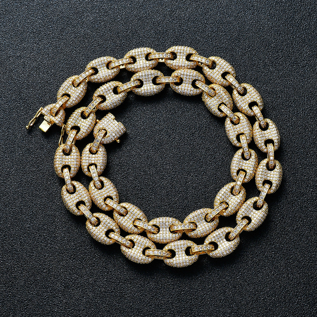 Moissanite Link Chain
