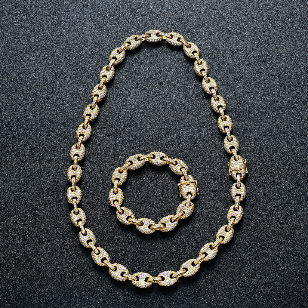 Moissanite Link Chain