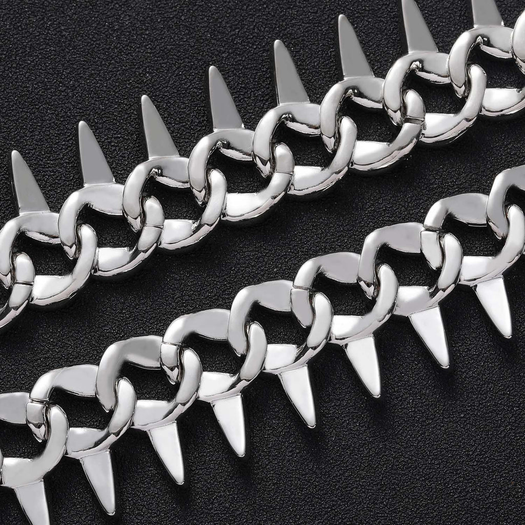 Spiked Cuban Chain