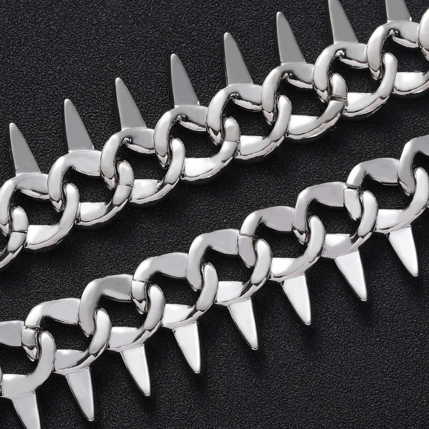 Spiked Cuban Chain