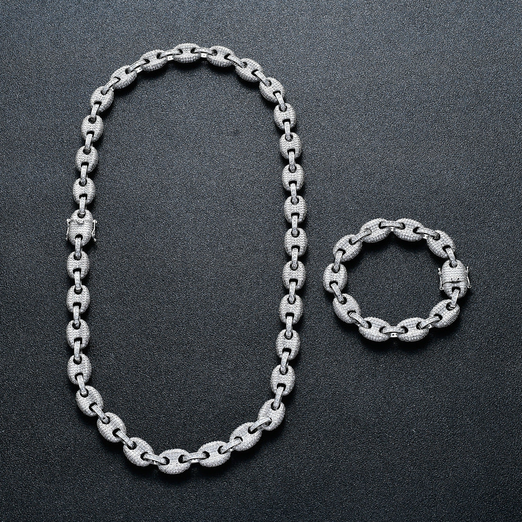 Moissanite Link Chain