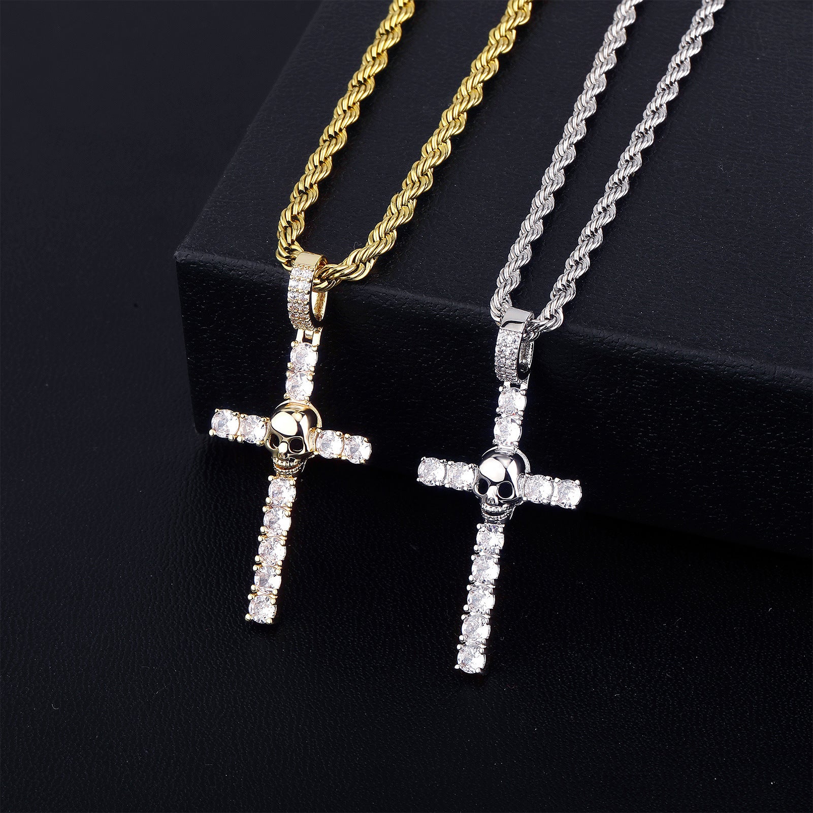 Skull Cross Necklace